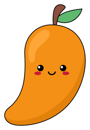 Cute Manggo Fruit Sticker